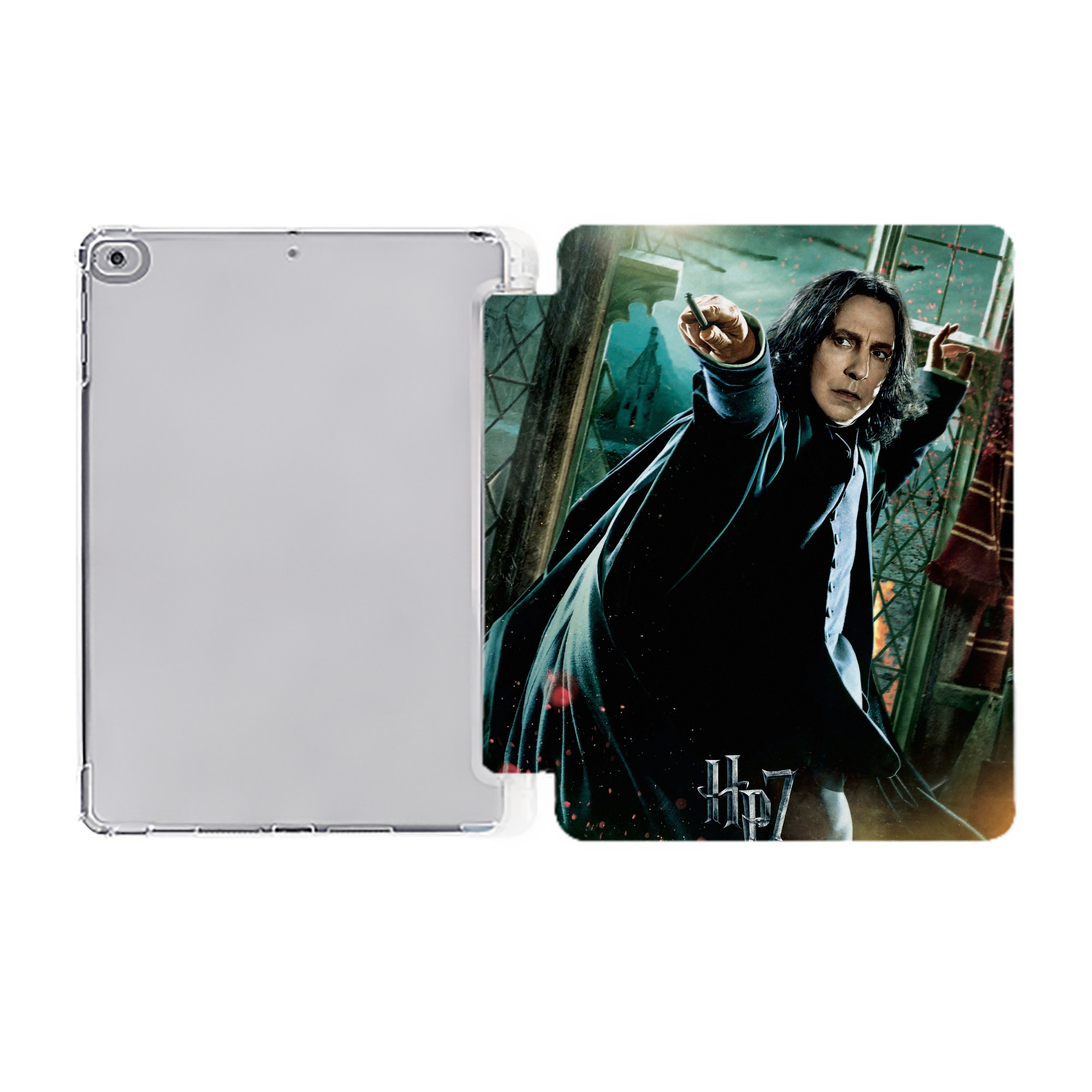 （画像用） Harry Potter ハリー・ポッターシリーズ IPad ケース ペン収納付き 三つ折りスタンド PUレザー×シリコン 対応機種9.5/10.5/10.9インチ